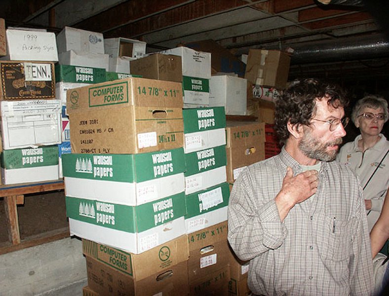 19 Mike and Norma in Storage Area